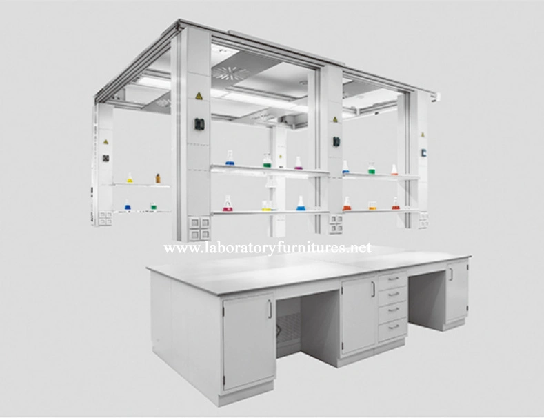 Factory Direct Selling Customizd Lab Furniture with Advanced Ceiling mounted Functional Column